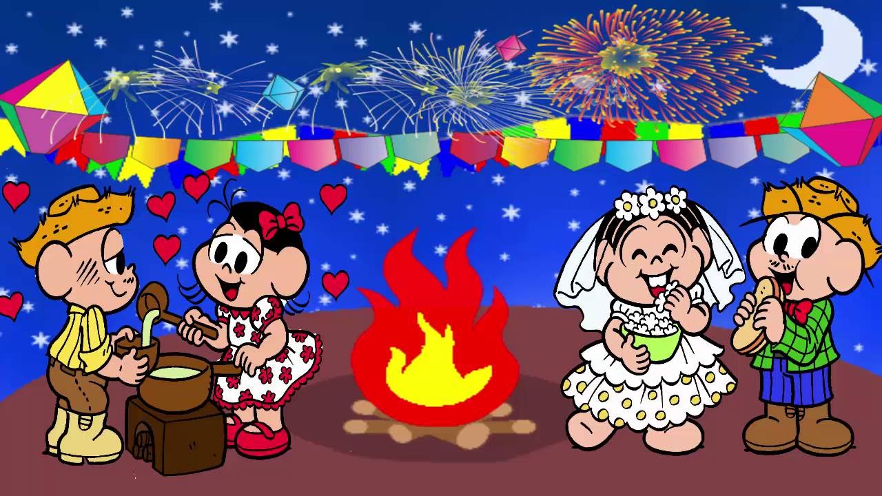 Desenhos para Colorir Festa Junina Turma da Mônica pdf