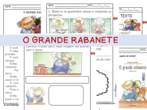 Atividades com o livro O Grande Rabanete