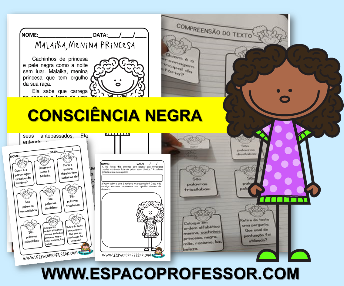 CONSCIÊNCIA NEGRA PARA COLORIR 4