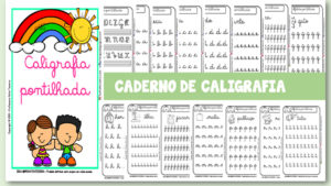 Caderno De Caligrafia Pontilhada Em PDF Para Baixar