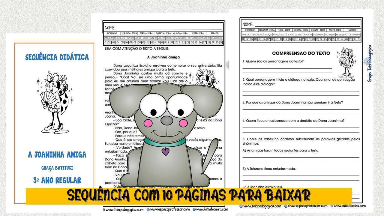 Sequência didática que horas são?