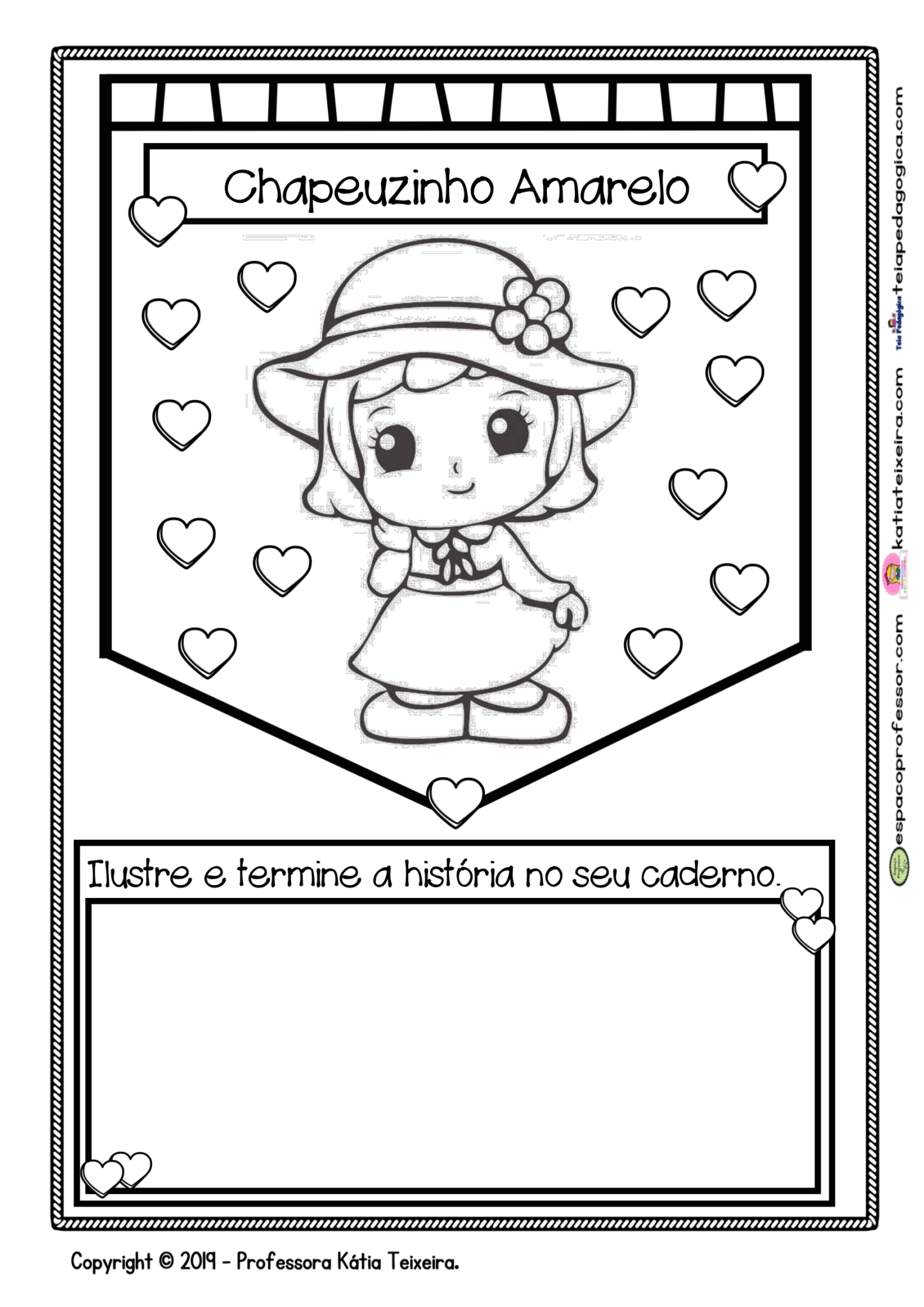 Texto Chapeuzinho Amarelo Para Imprimir - ZULEDU