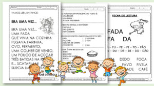 Projeto de alfabetização palavra fada