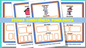 Jogo consciência fonológica para imprimir