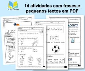 14 atividades para trabalhar leitura e interpretação