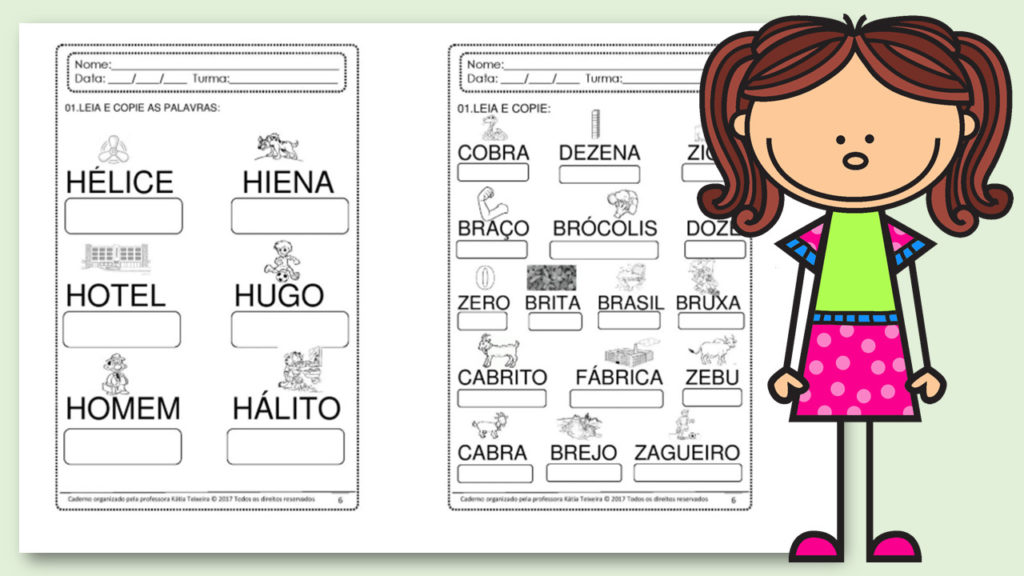 35 ATIVIDADES DE ALFABETIZAÇÃO EXERCÍCIOS DESENHOS COLORIR PINTAR IMPRIMIR  Escrever as letras iniciais Escrever os nomes das…