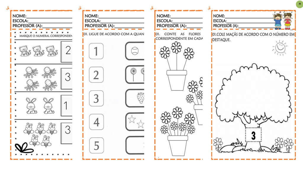 Atividades de Matemática Educação Infantil - Educação Infantil - Aluno On