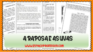 Leitura e interpretação A raposa e as uvas