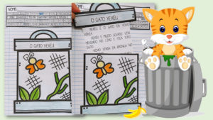 Atividade de alfabetização interativa letra X