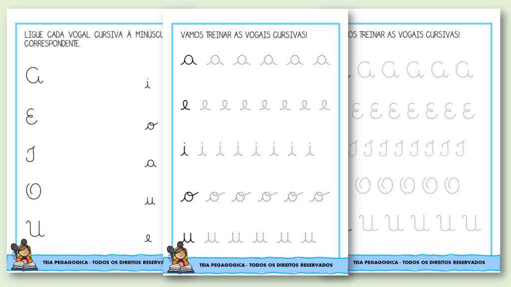 Atividades com vogais para alfabetização