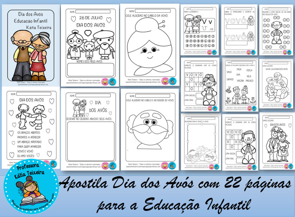 Atividades sobre Dia dos avós para a Educação Infantil