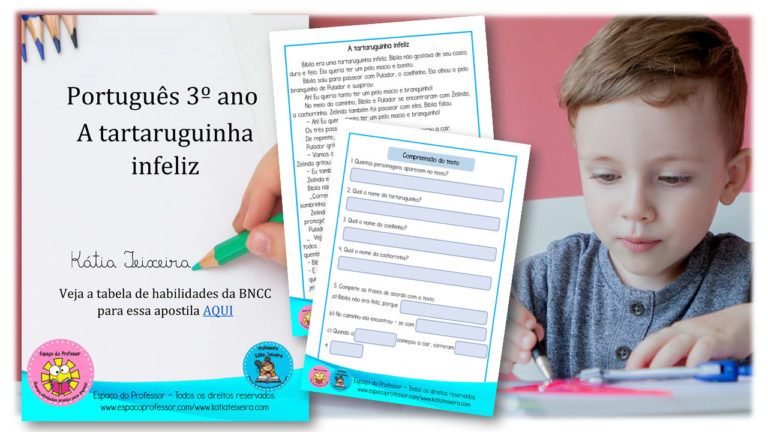 08 Atividades de português 3º ano em pdf para baixar