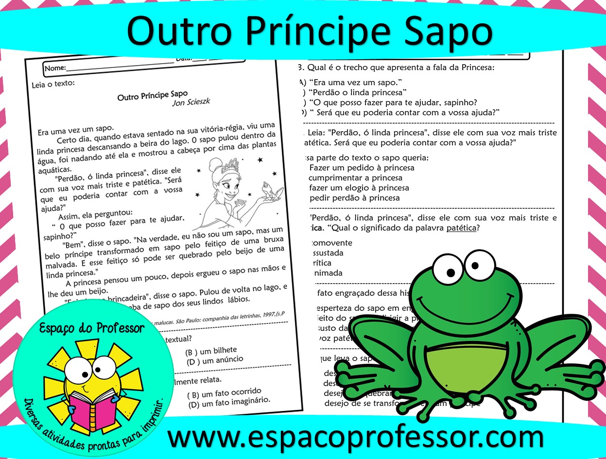 Exercícios de português 4º ano - Leitura e Interpretação