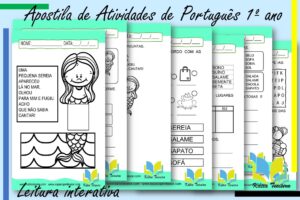 Atividades de português 1º ano com leitura interativa: Atividade de alfabetização