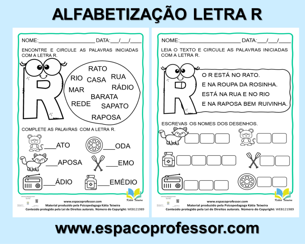 Atividades com o livro O Grande Rabanete - Para Imprimir