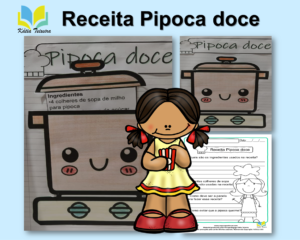 Atividade interativa receita pipoca doce