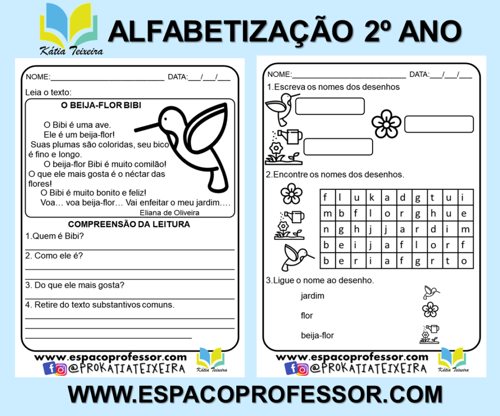 Atividades de Alfabetização 2º ano