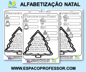 Atividade atividades de natal: caça-palavras para baixar