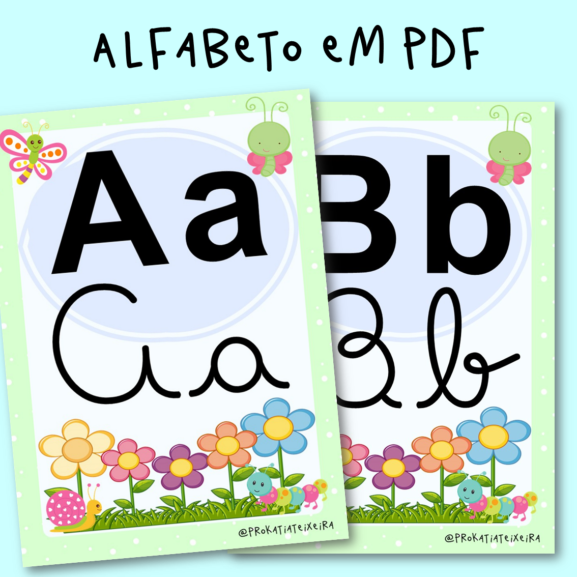 Alfabeto - 4 Tipos De Letras - Cartinhas - Jogo Educativo