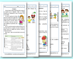 Atividades de ciências 4º ano 9 páginas em PDF
