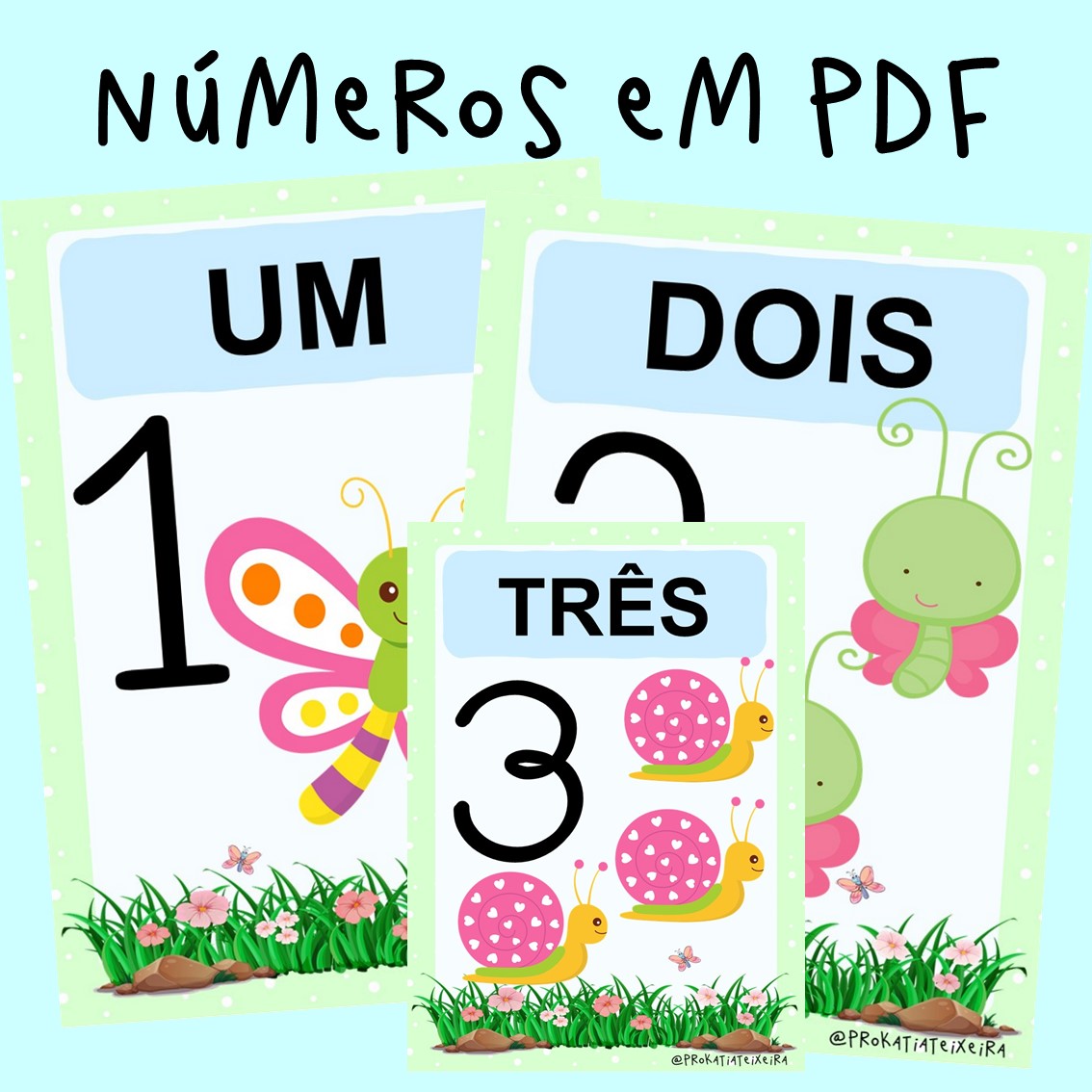 Cartazes de Numerais 0 a 10