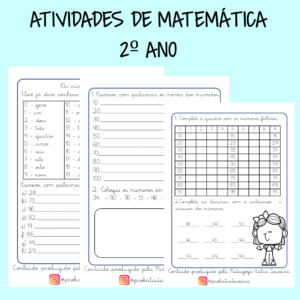 Atividades de matemática 2º ano números até 100