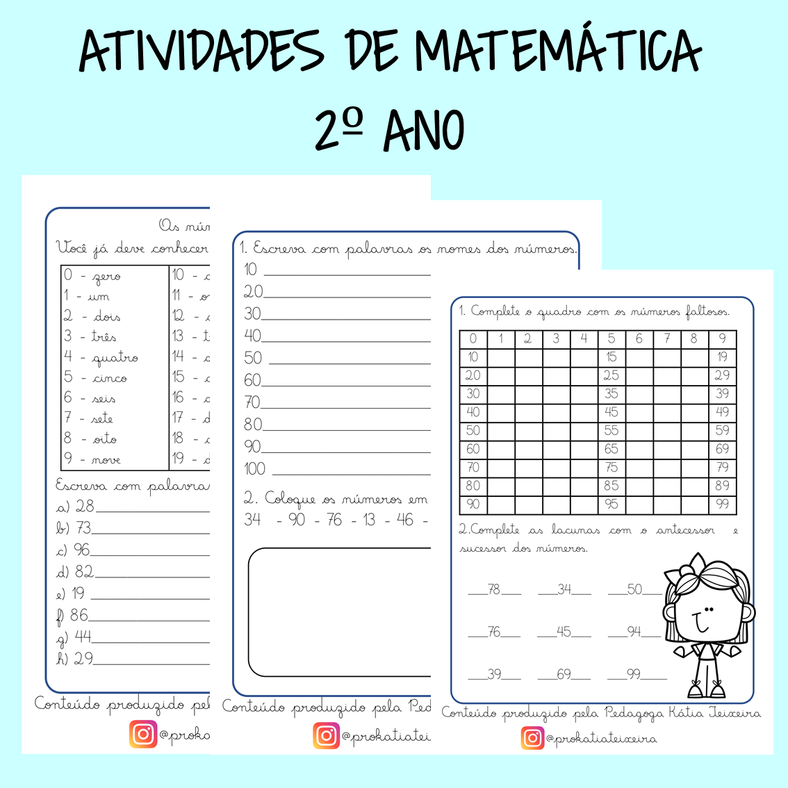 14/10 - 3º ano EF - Matemática - Jogo dos números 