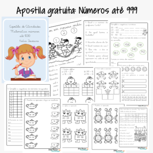 Apostila de matemática gratuita: 38 atividades de matemática números e operações