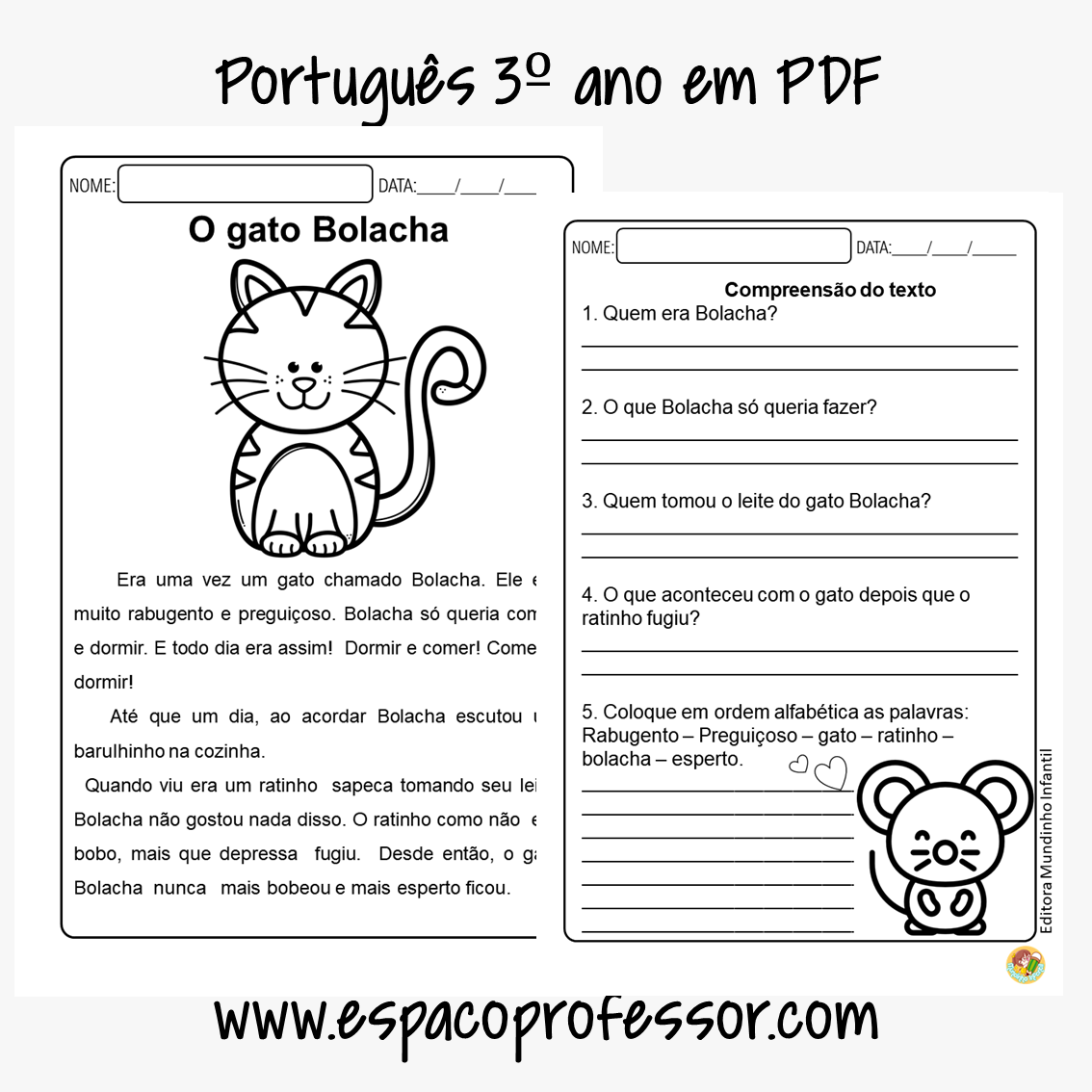 3 ano - portugues - entendimento do texto - Português