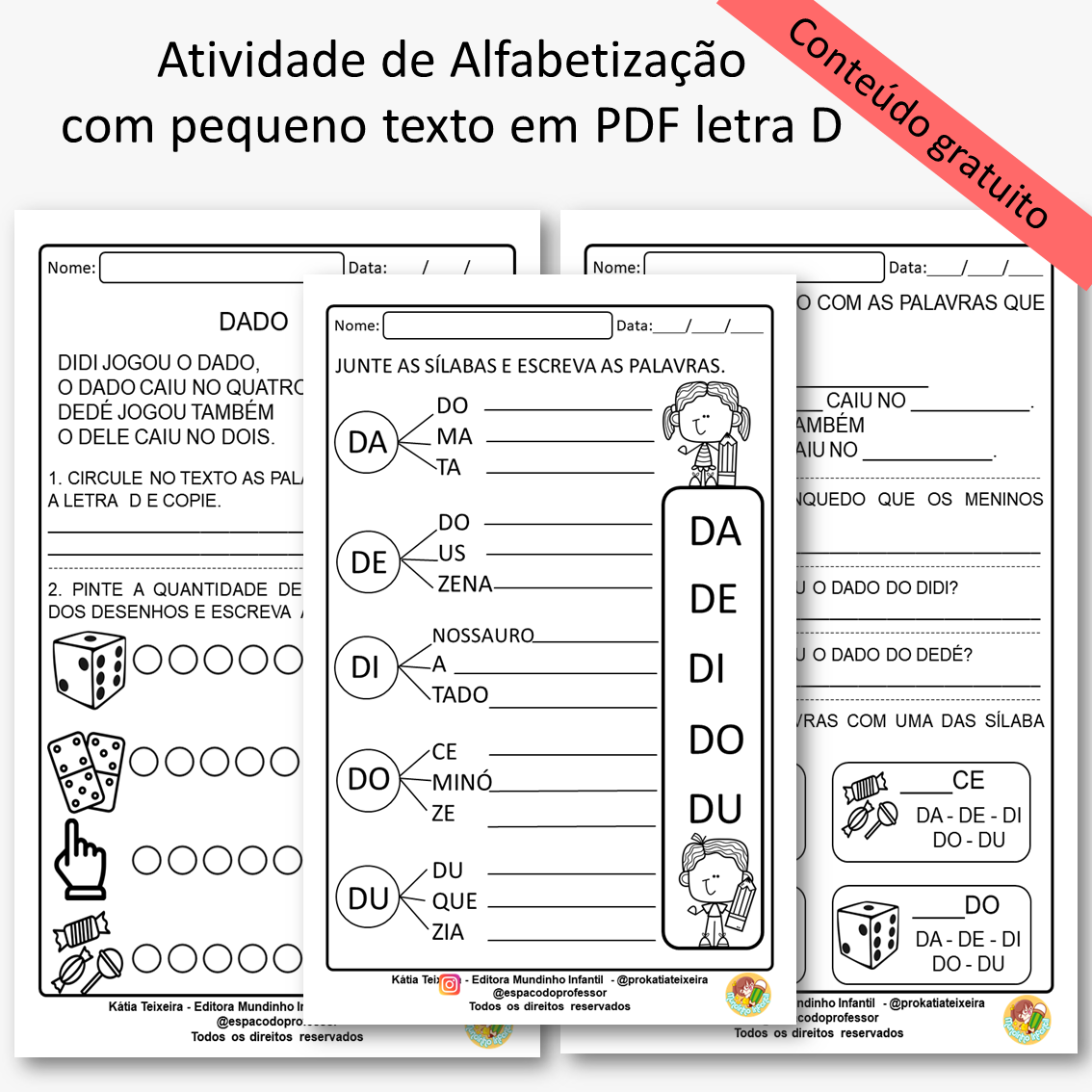 Educação infantil facil: JOGO ESCRITA SILÁBICA 3  Educação infantil,  Atividades alfabetização e letramento, Atividades de alfabetização