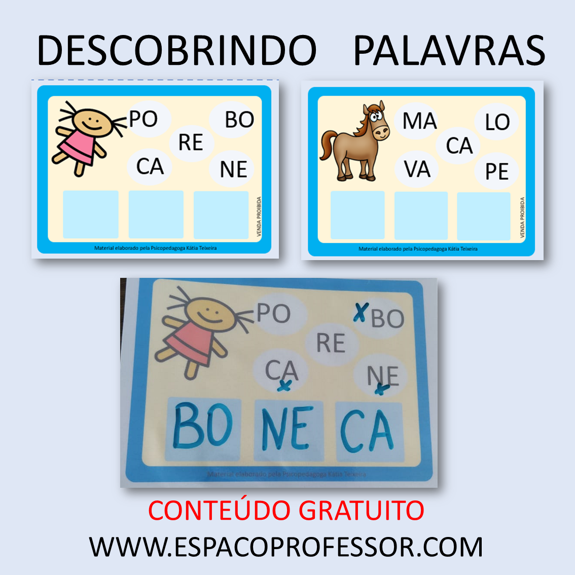 Jogo Educativo Descobrindo o Alfabeto e Números – Loja Também Tenho