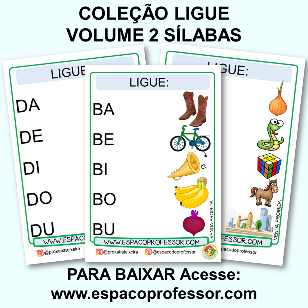 Apostila de alfabetização Coleção Ligue para baixar PDF