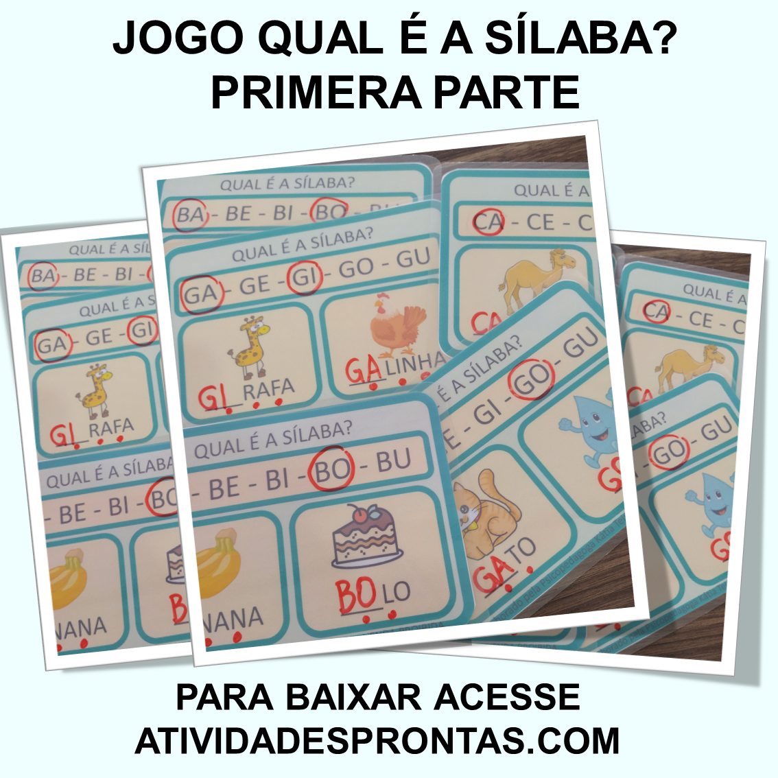 Nosso Espaço Educando: Alfabetização: Jogo pedagógico - Baixar as