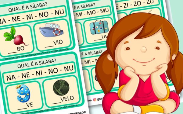 Jogo para Alfabetização Qual é a sílaba  PDF