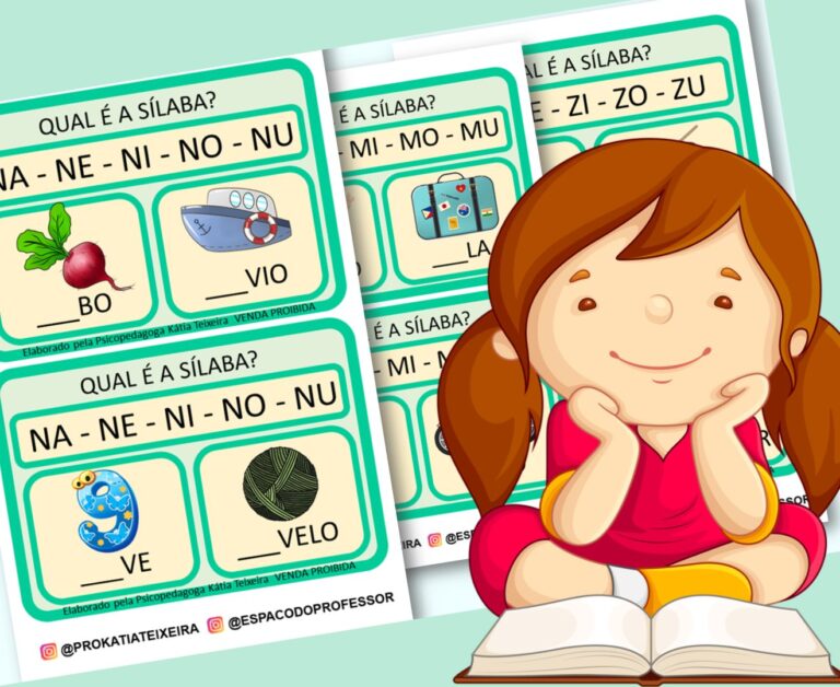 Jogo para Alfabetização Qual é a sílaba  PDF