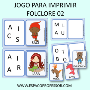 Atividades de Alfabetização Folclore 1º ano