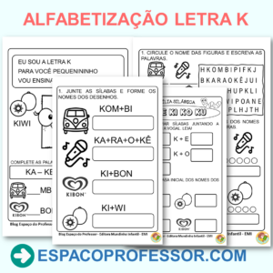 Atividades com a letra K em PDF para imprimir