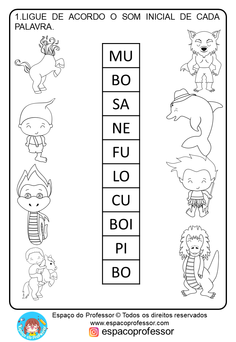 JOGOS EDUCATIVOS PARA IMPRIMIR DO FOLCLORE - Atividades para a