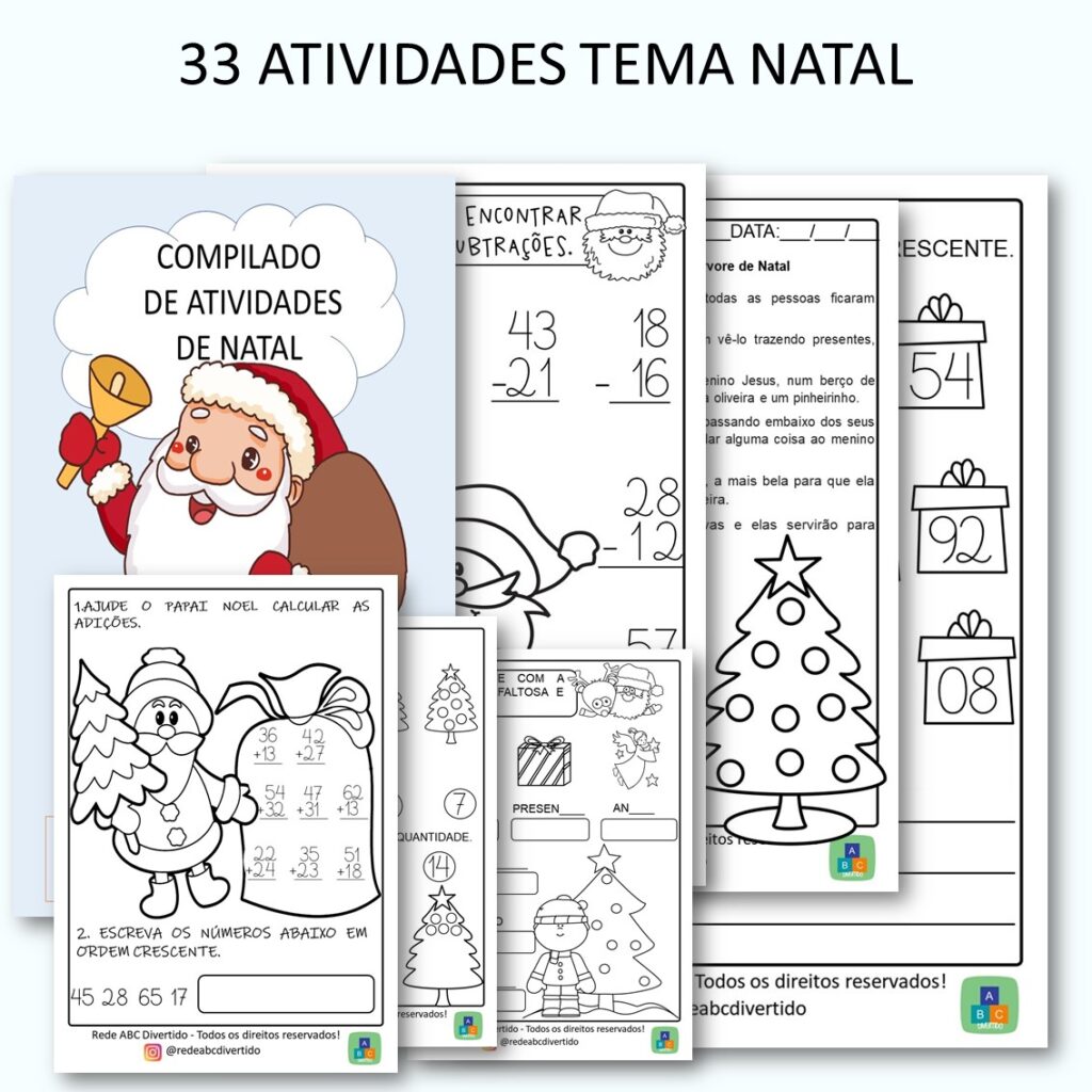 Coleção 33 atividades natalinas ensino fundamental PDF