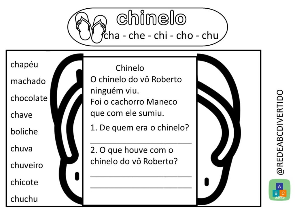 Atividades com CH - Educação Infantil