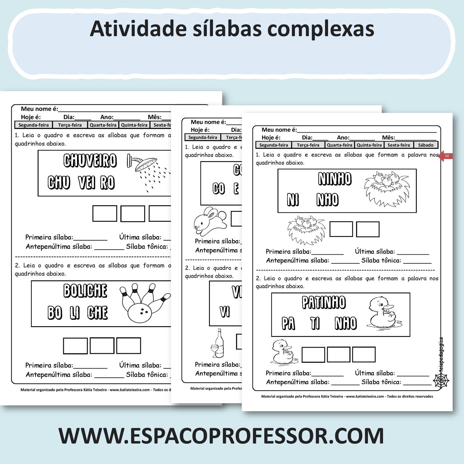 Arquivos Atividades 2º ano - Clécia Teixeira