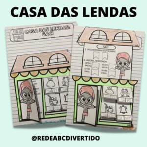 Atividades de alfabetização com a lenda do Saci