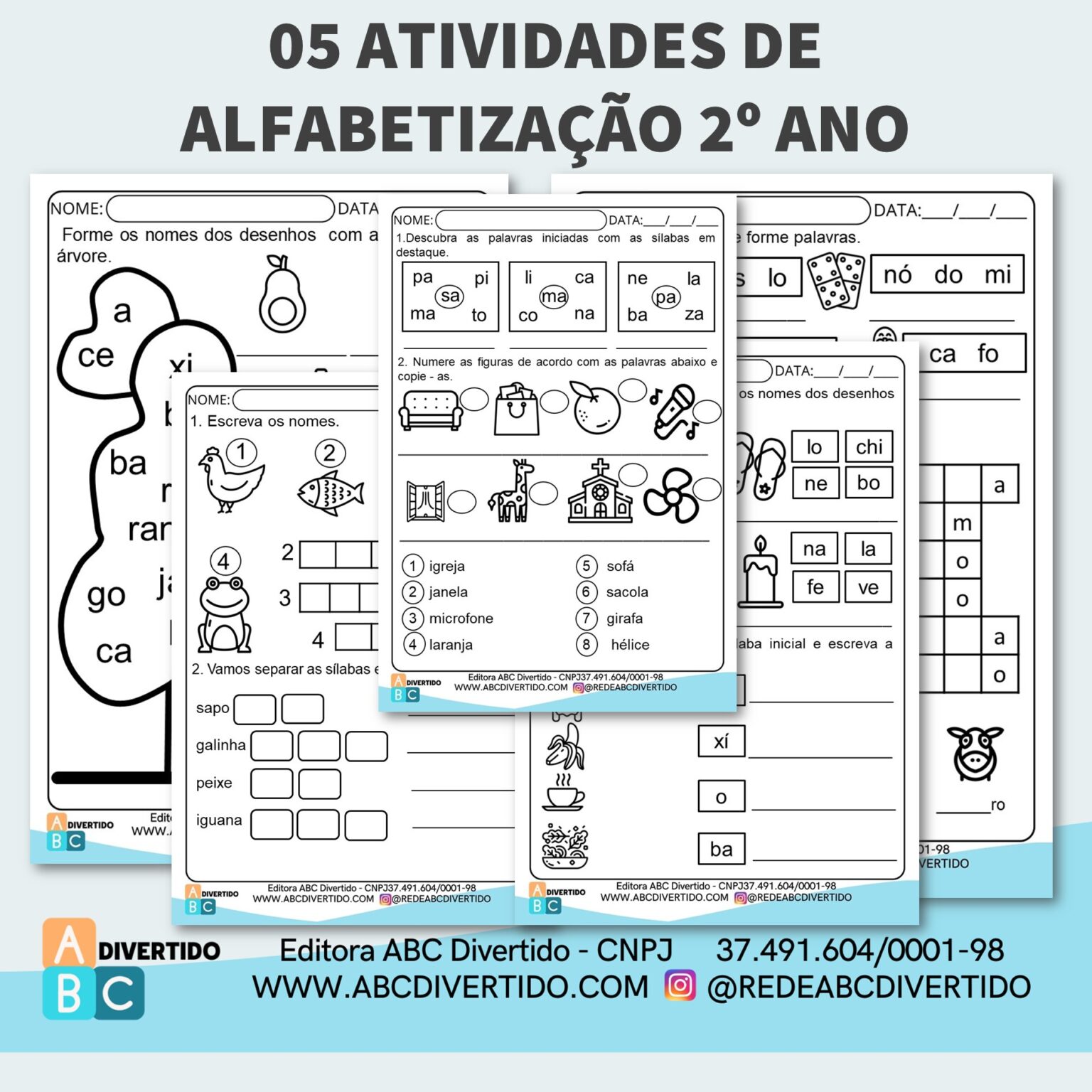 Atividade de português 2º ano - BNCC (EF15LP03),(EF02LP04)
