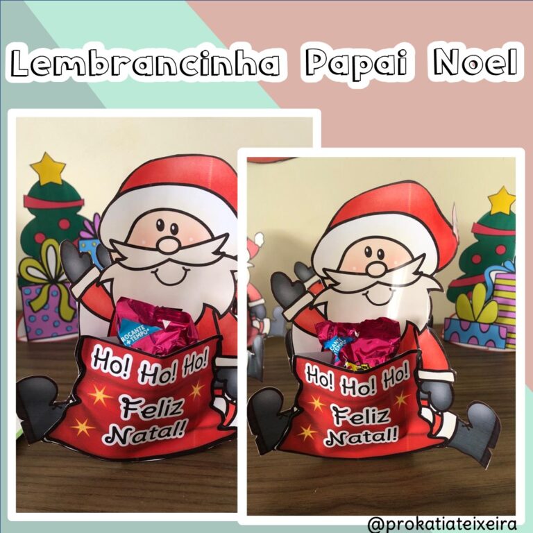 Lembrancinha de Natal Papai Noel PDF