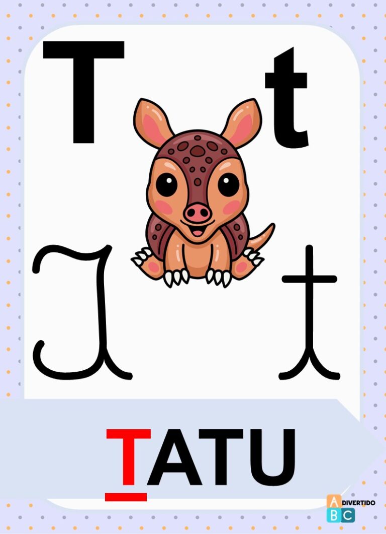 Alfabeto Ilustrado para Imprimir Educação Infantil