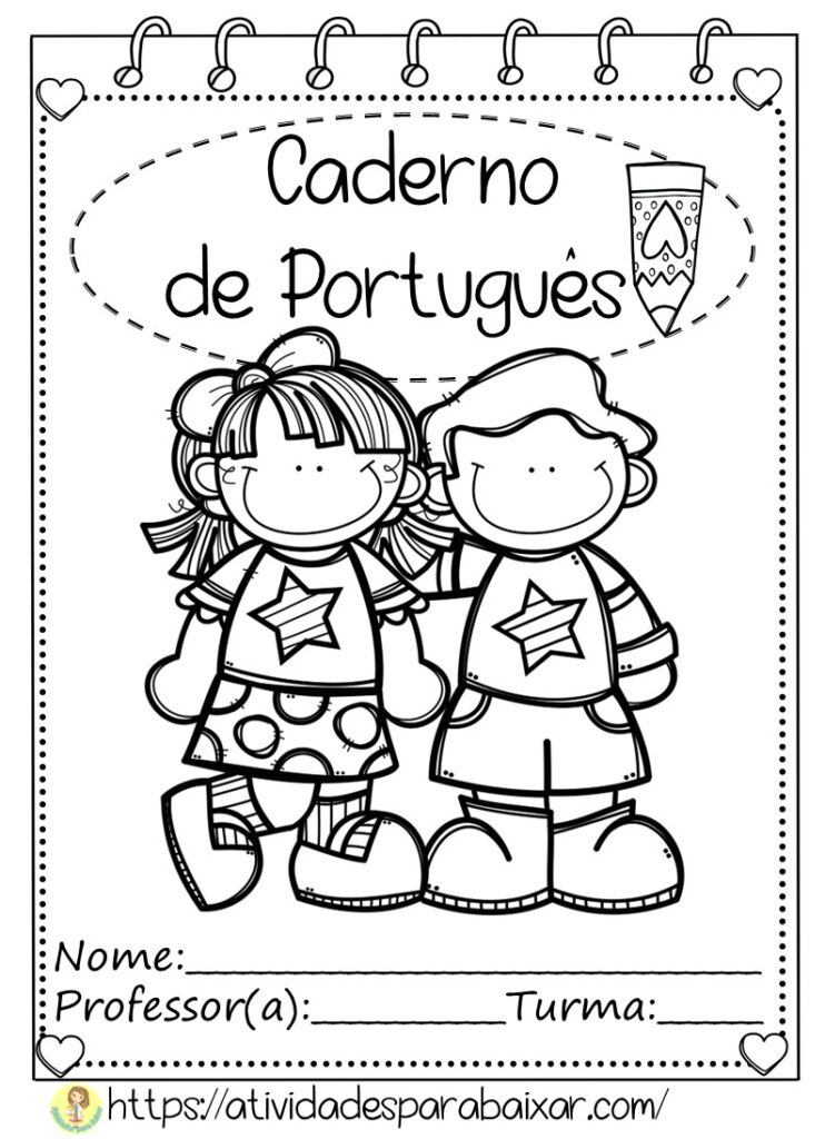 Desenho geografia capa caderno