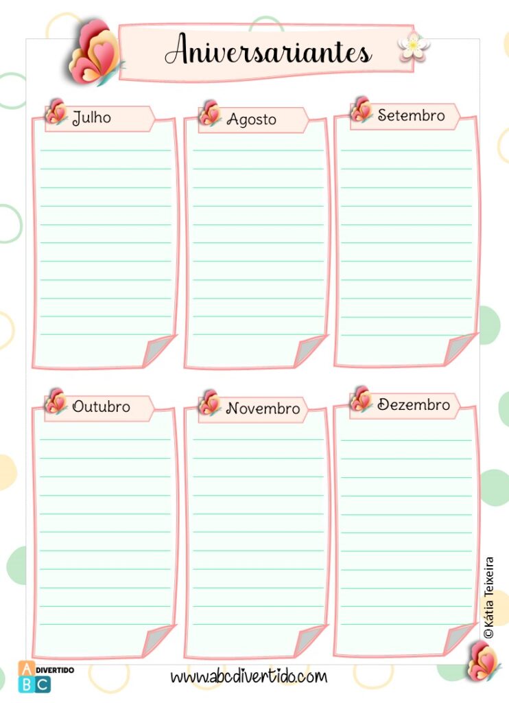Planner professora em PDF para imprimir 2023
