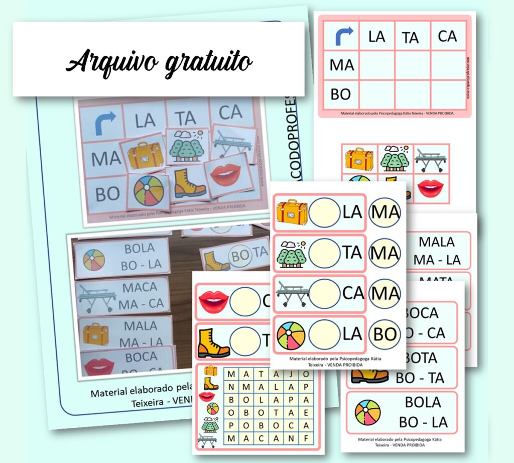 EspaÇo Educar: Jogo Educativo Para Imprimir: Aprendendo Os