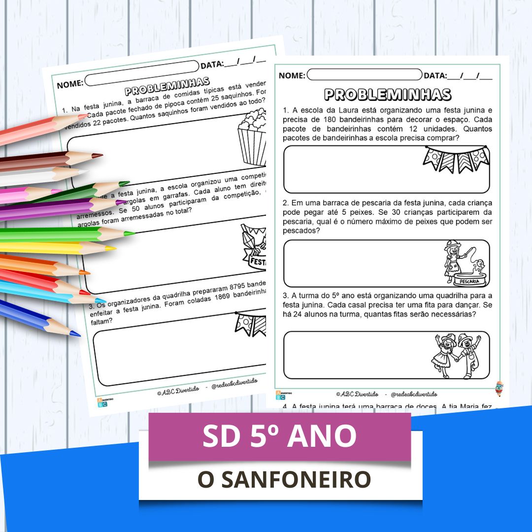 Pacote Matemático 2  Atividades de Alfabetização Matemática