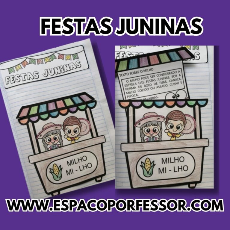 Atividades Festas Juninas Consciência Fonológica palavra MIILHO